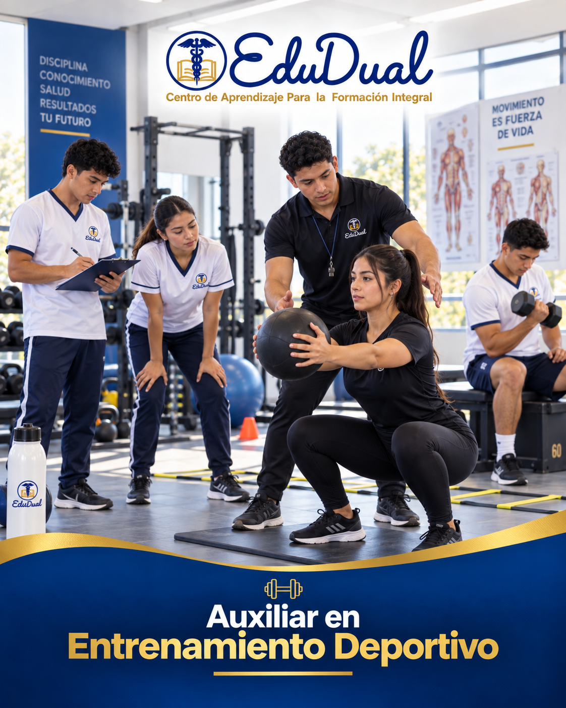 Formación orientada a Auxiliar en Entrenamiento Deportivo en EDUDUAL