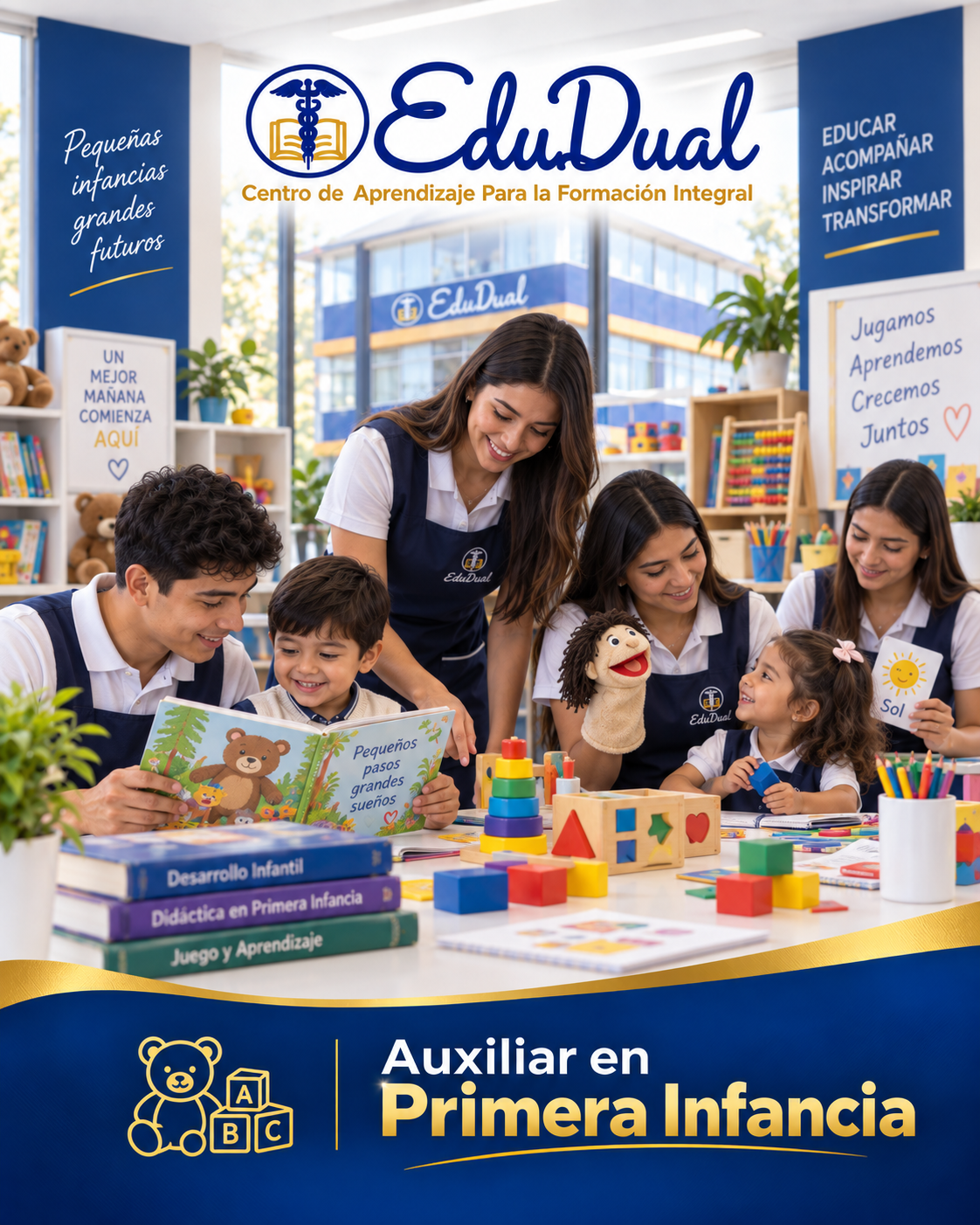 Formación orientada a Auxiliar en Primera Infancia en EDUDUAL